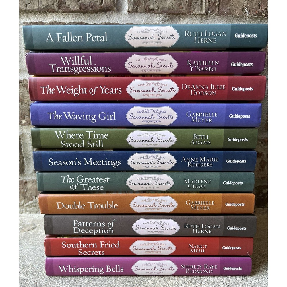 Lot of 11 Guideposts: Savannah Secrets Series Mystery Books 2-12 ~ Like New